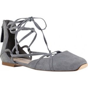 Nine West Zoona size 10 grey lace up shoes